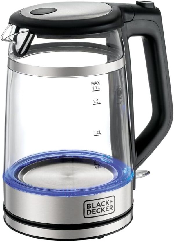 BLACK+DECKER Digital Kettle, 2200W, 1.7L, Touch Screen, Double Wall Design