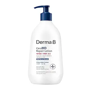 Derma B CeraMD Repair Lotion, Unscented Ceramide Panthenol Body Moisturizer